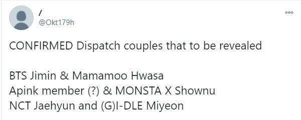 Jimin BTS và Hwasa MAMAMOO là đôi tình nhân tiếp theo bị Dispatch phanh phui?-3