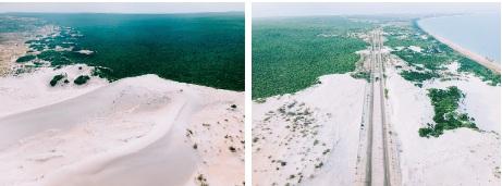 Bức ảnh chụp từ trên cao xuống tiểu sa mạc Sahara Bàu Trắng nhìn đỉnh như châu Âu khiến dân mạng xuýt xoa lập kèo check-in-2