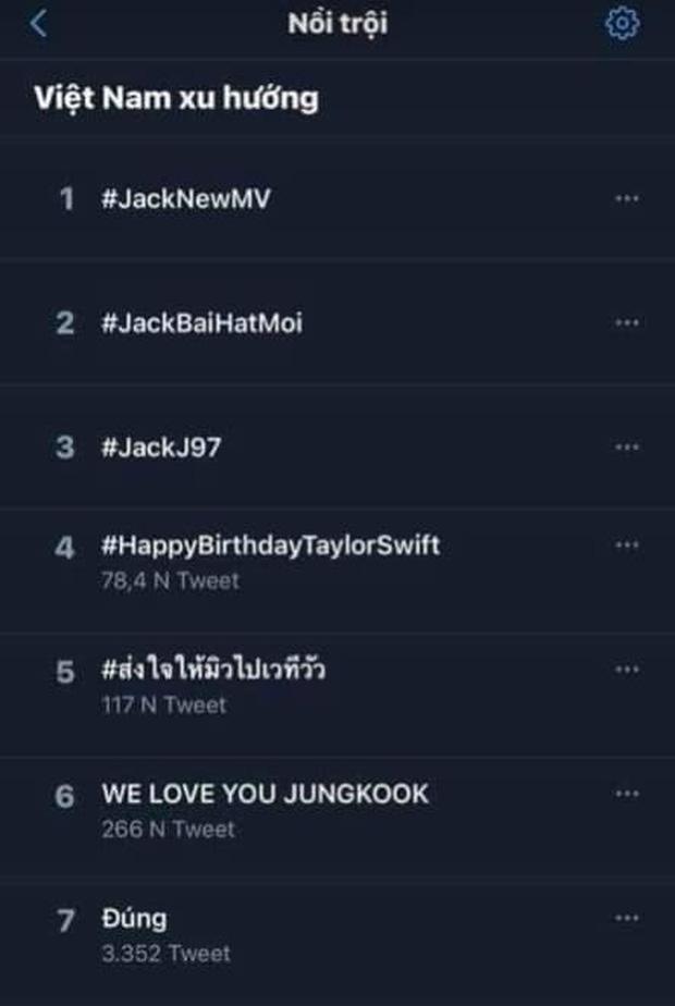 Jack vừa thả thính comeback, fan đã đẩy hashtag phủ sóng toàn bộ top đầu trending Twitter Việt Nam-2