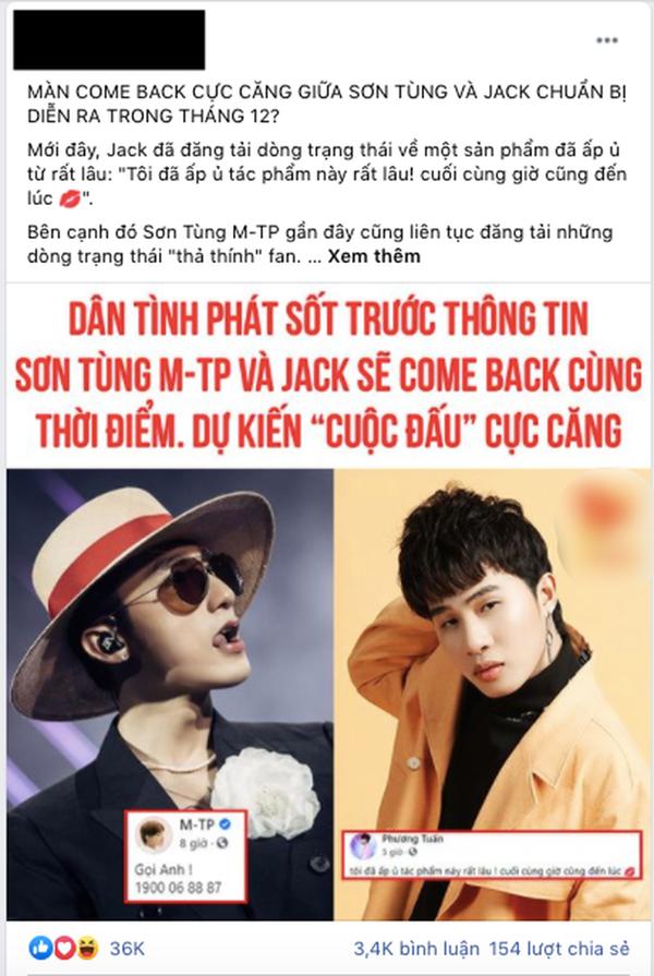 Giữa lúc fan Sơn Tùng M-TP và fan Jack war nhau tung toé, Jack đăng ảnh ngón tay thối-4