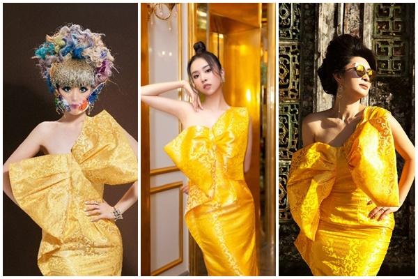 Đỗ Mỹ Linh, Tiểu Vy diện áo bà ba làm phù dâu đám cưới Á hậu Thúy An-13