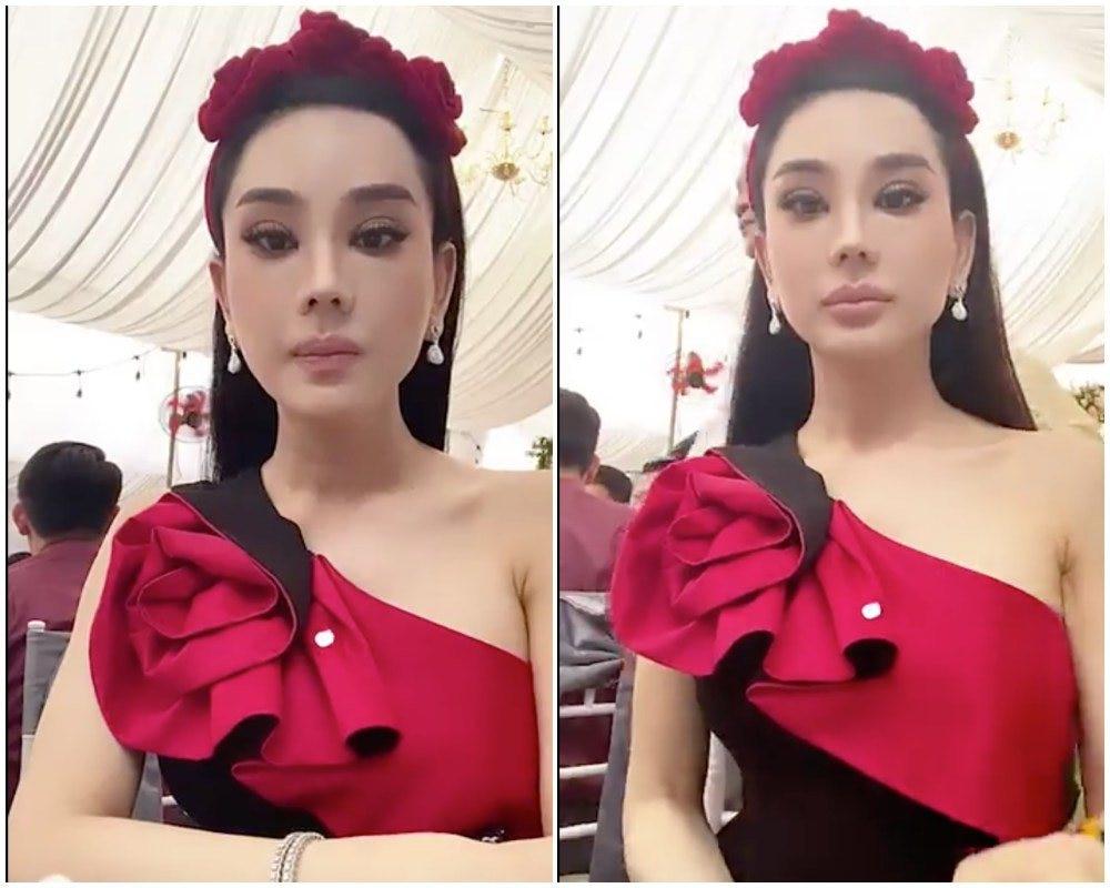 Lâm Khánh Chi thay liền 2 bộ váy lồng lộn lấn át cô dâu trong đám cưới Quý Bình-7