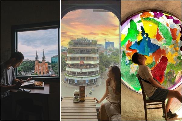 Quán cà phê ở TP.HCM trang hoàng dịp Giáng sinh-1