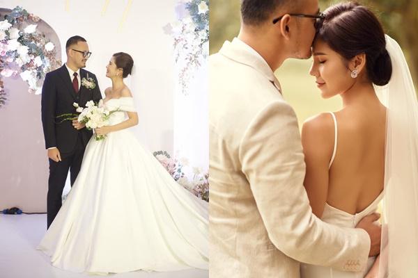 Nhan sắc MC Thu Hoài trong ngày làm cô dâu có giống như khi lên truyền hình?-3