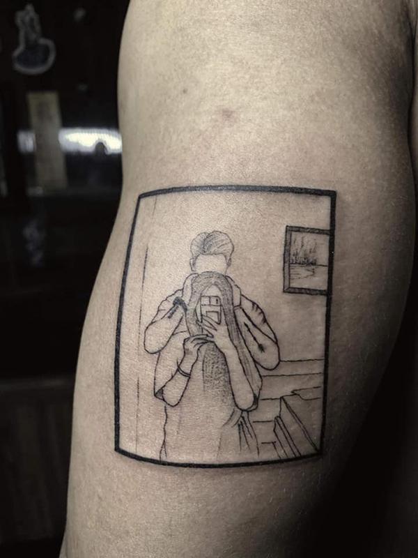 Xăm bức ảnh chụp chung với người yêu lên tay, chàng trai thẳng thắn đối mặt câu hỏi nếu không đến với nhau?-2