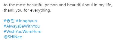 Fan Kpop trên toàn thế giới tưởng niệm 3 năm ngày mất Jonghyun – SHINee-4