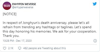 Fan Kpop trên toàn thế giới tưởng niệm 3 năm ngày mất Jonghyun – SHINee-8