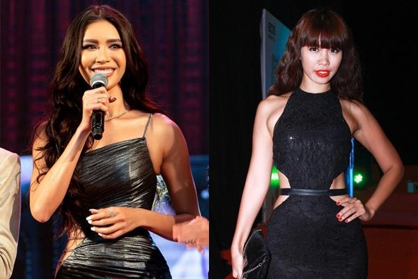 Hoa hậu Lương Thùy Linh lấy khăn lụa quấn làm váy táo bạo khoe body cực phẩm-4