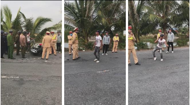 Thanh niên xăm trổ tông GrabBike còn thách thức CSGT: Của ai mà không được đập?-3