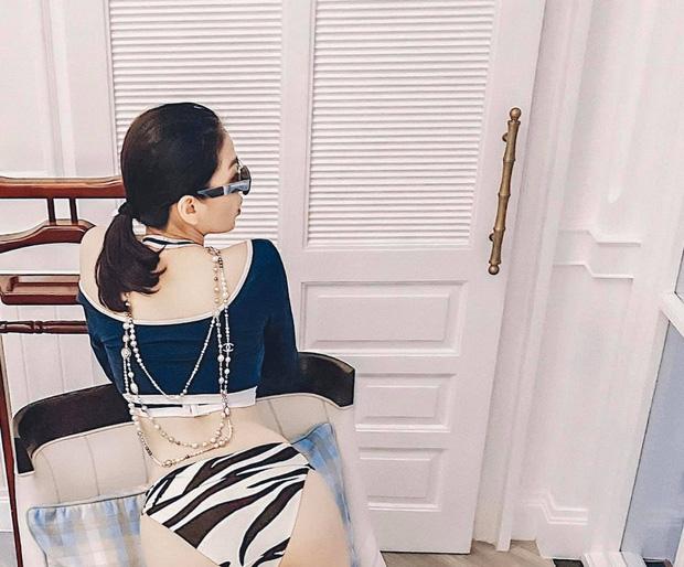 Mặc chỉ trích, Lệ Quyên vẫn chụp hình khoe vòng 3 phản cảm-4