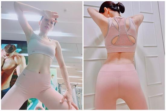 Mặc chỉ trích, Lệ Quyên vẫn chụp hình khoe vòng 3 phản cảm