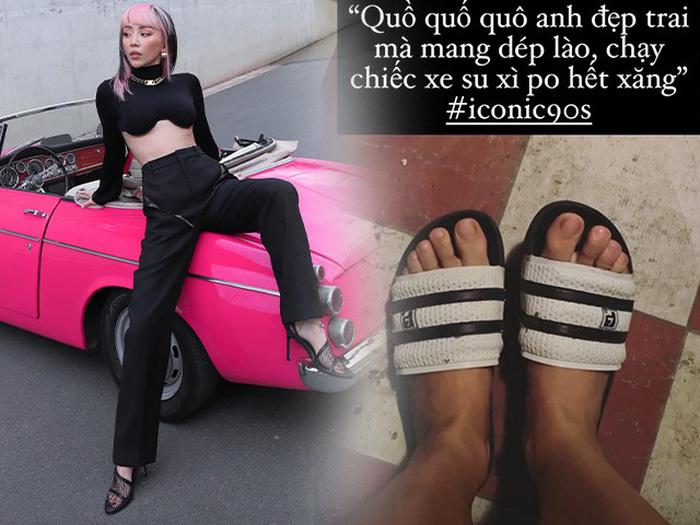 Giày hiệu chất đống nhưng Tóc Tiên lại chuộng đi dép lê huyền thoại 35 nghìn-1