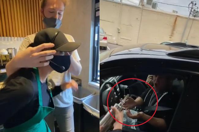 Clip đánh ghen 9 triệu lượt xem: Cô gái giả làm nhân viên quán cà phê đi bắt gian tình-2