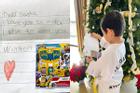Con trai Thu Minh viết thư gửi ông già Noel, chi tiết đặc biệt khiến người xem bật cười