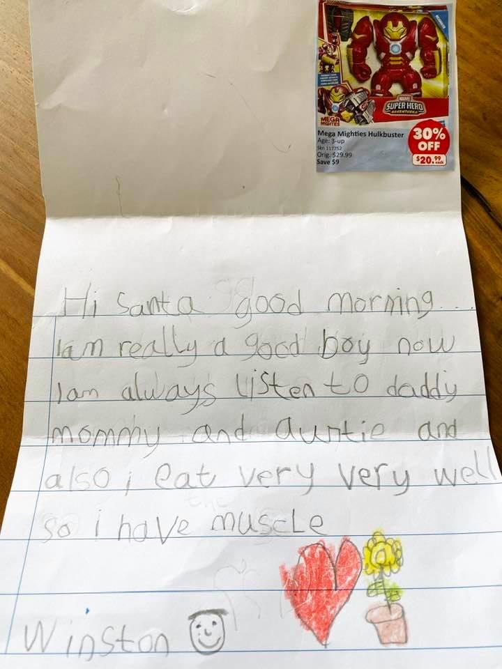 Con trai Thu Minh viết thư gửi ông già Noel, chi tiết đặc biệt khiến người xem bật cười-5