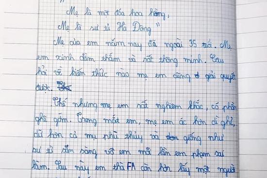 Cậu nhóc lớp 4 tả mẹ như sư tử Hà Đông, đọc đến đâu cười đến đó