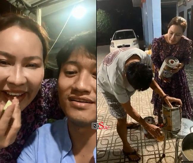 Cô dâu 7X của Quý Bình gây bất ngờ với hình ảnh về quê thăm bố mẹ chồng-4