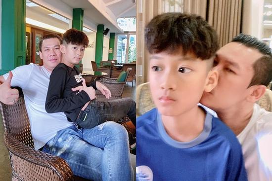 Đâu chỉ Lệ Quyên, chồng cũ cũng rất tự hào vì con trai đẹp mã