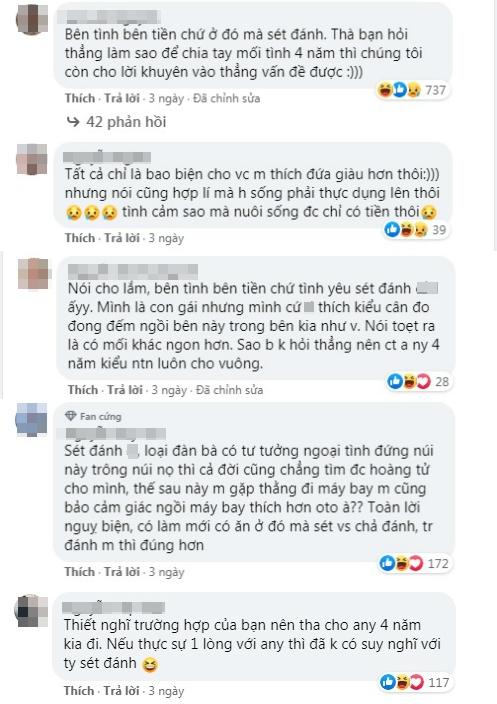 Bỏ tình yêu 4 năm ngã vào lòng trưởng phòng 4 bánh, cô gái được dân mạng tư vấn nhiệt tình-2