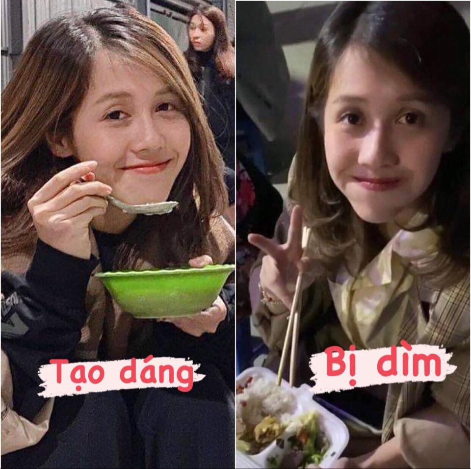 Hậu Hoàng chẳng ngán cam thường khi đăng ảnh bị dìm, chuẩn girl gan dạ trong Sao Nhập Ngũ-3