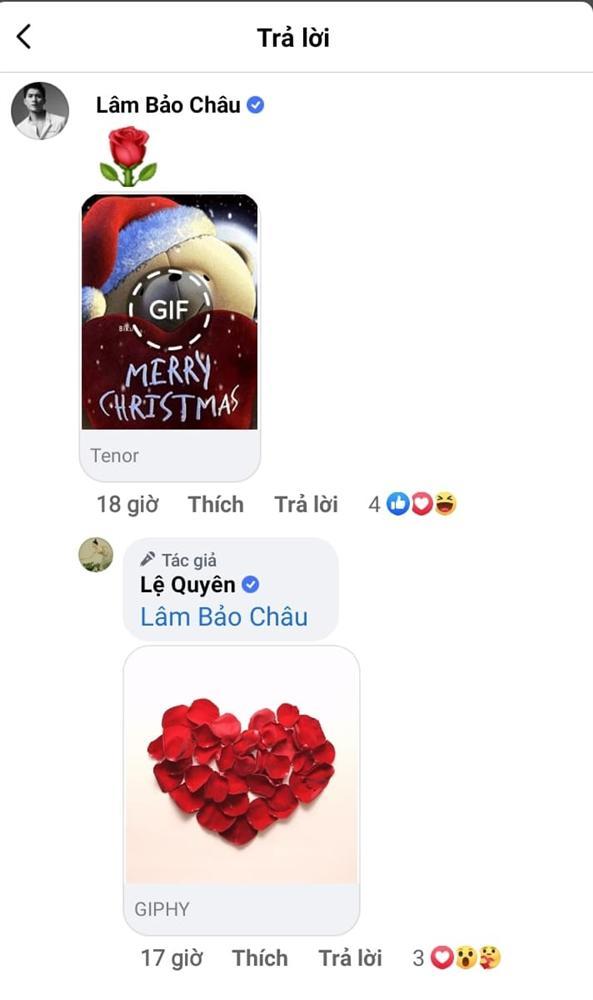 Lệ Quyên gửi trái tim hoa hồng tới Lâm Bảo Châu, sắp công khai hẹn hò?-2