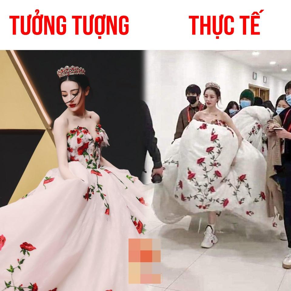 Bức ảnh tố cáo sự thật đằng sau vẻ lung linh của Địch Lệ Nhiệt Ba trên sân khấu-4