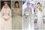 Những chiếc váy cưới đẹp 'xỉu lên xỉu xuống' của các nàng dâu Việt 2020