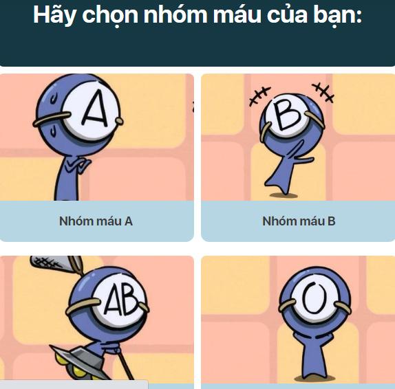 Khả năng tiết kiệm tiền của các nhóm máu A, B, AB và O-1