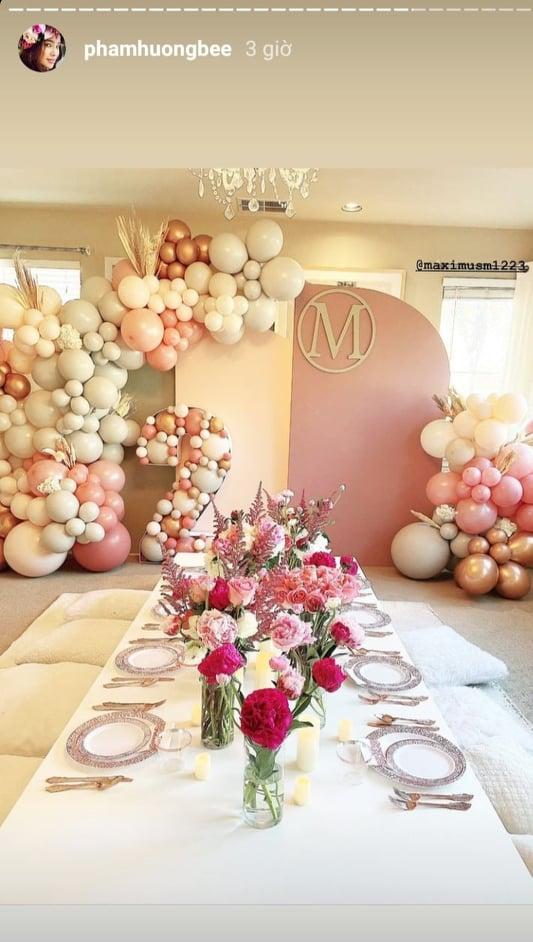 Toàn cảnh tiệc sinh nhật cổ tích của con trai Phạm Hương trên đất Mỹ-1