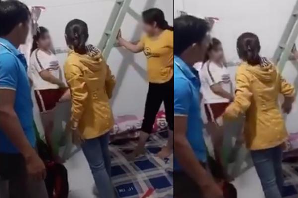 Clip: Chồng đi nước ngoài, vợ ở nhà ngoại tình với anh họ bị mẹ chồng bắt sống-4