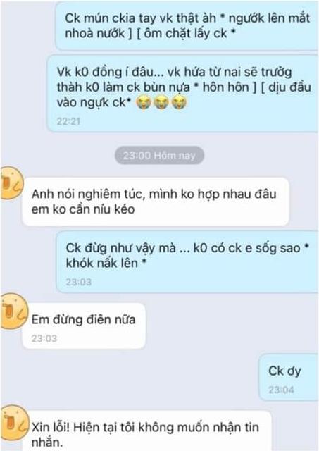 Than vãn bị bồ đá vì viết tin nhắn kèm biểu cảm, dân tình đọc xong phán: Chia tay là đáng-1