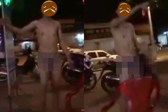 Thanh niên trần như nhộng tìm bạn gái bỏ trốn khỏi nhà nghỉ đêm Noel