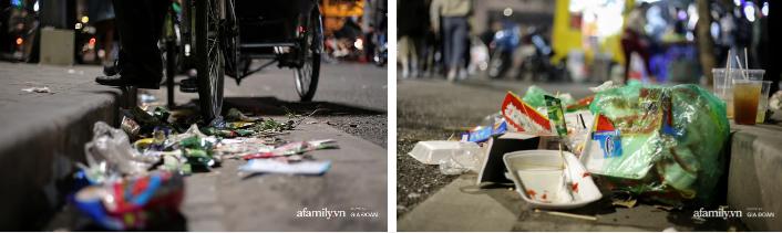 Sau đêm Giáng sinh, đường phố Hà Nội lại ngập trong biển rác-4