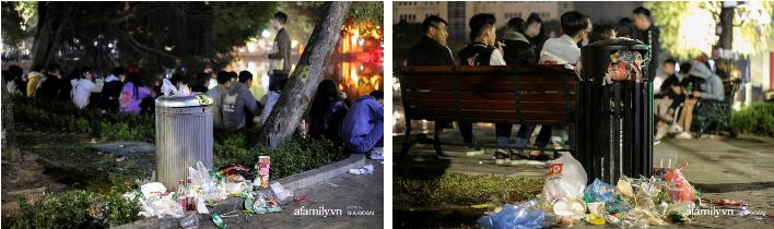 Sau đêm Giáng sinh, đường phố Hà Nội lại ngập trong biển rác-6