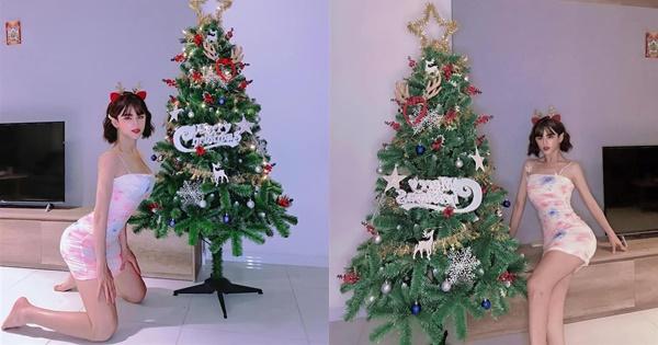 Trần Đức Bo hóa trang thành bà già Noel, lăn lê check-in lộ vùng kém duyên-8