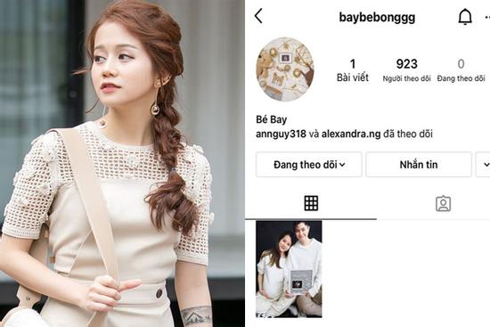 An Nguy lập Instagram cho con sắp chào đời, lượng follow tăng chóng mặt