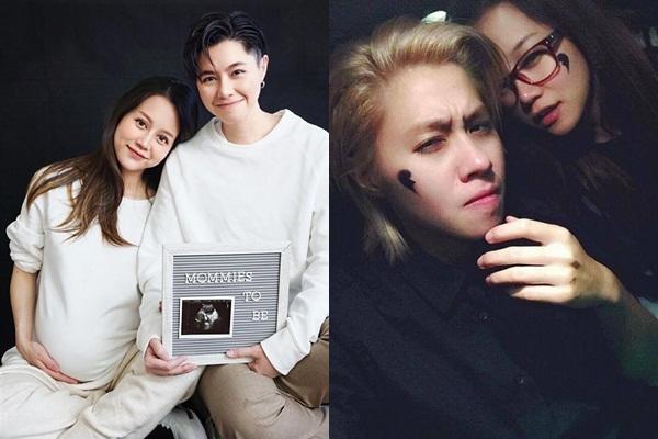 An Nguy và tình đồng giới chia sẻ phản ứng cực đáng yêu của em bé trong bụng-8