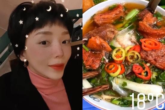 Tóc Tiên 'ăn thả phanh' khi theo chồng ra Hà Nội