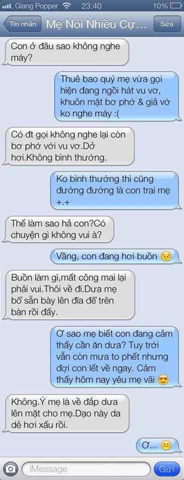 Loạt tin nhắn của các ông bà bô sở hữu vitamin troll khiến con cái nghe xong chỉ còn nước xin thua-8