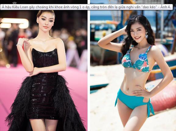 Á hậu Kiều Loan gây choáng khi khoe ảnh vòng 1 o ép, căng tròn đến lạ giữa nghi vấn dao kéo-3