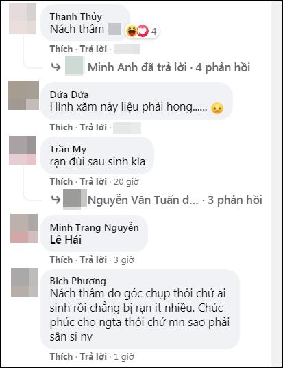 Tình mới Huỳnh Anh bị soi combo nách thâm - rạn da - hình xăm hầm hố-2