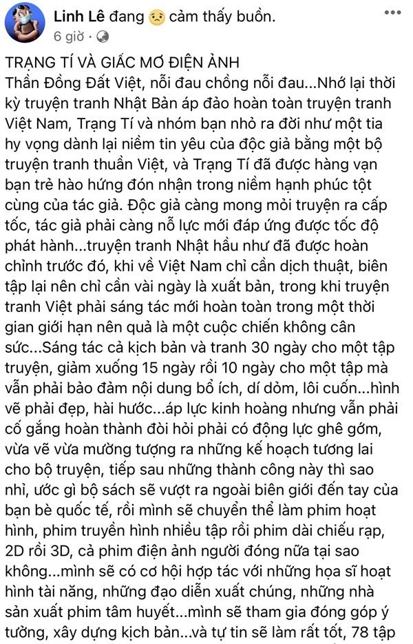 Xung quanh ồn ào với Ngô Thanh Vân, tác giả Trạng Tí lên tiếng: Nỗi đau chồng chất nỗi đau-2