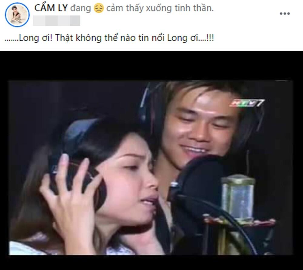 Cẩm Ly bàng hoàng, ngừng quay chương trình khi nghe tin Vân Quang Long qua đời-2