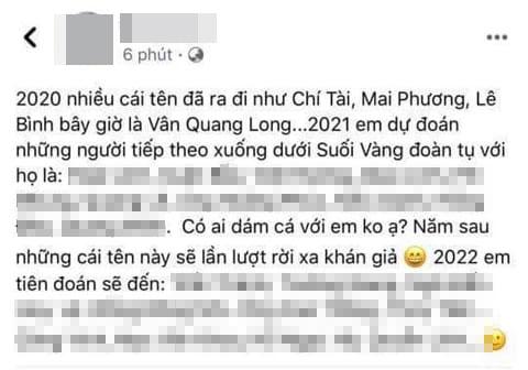 Thanh niên ăn đá tảng khi phát ngôn sốc sự ra đi của Vân Quang Long và loạt nghệ sĩ tên tuổi-2