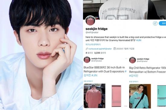 Jin BTS náo loạn mạng xã hội khi bỗng nhiên biến thành...tủ lạnh