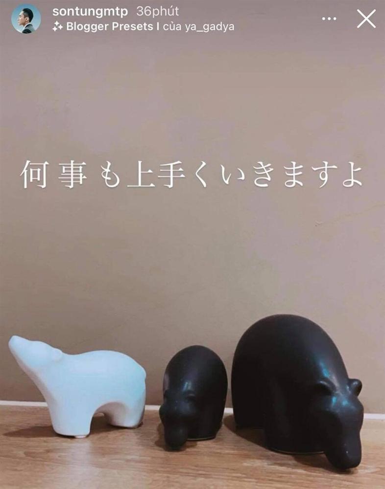 Sơn Tùng cập nhật story, dân mạng soi ra bằng chứng sống chung nhà với Thiều Bảo Trâm-1