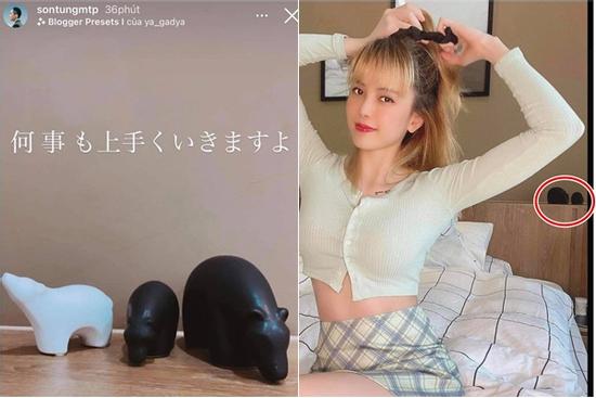 Sơn Tùng cập nhật story, dân mạng soi ra bằng chứng sống chung nhà với Thiều Bảo Trâm