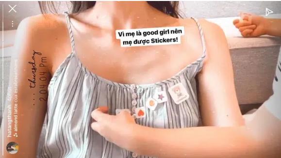 Tăng Thanh Hà khoe khoảnh khắc chơi cùng con, bờ vai gây chú ý-2