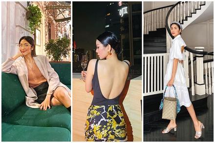 Style đầu năm 2021: Hà Tăng có liền 2 outfit đẹp xuất sắc - Lệ Quyên khoe lưng trần nuột nà