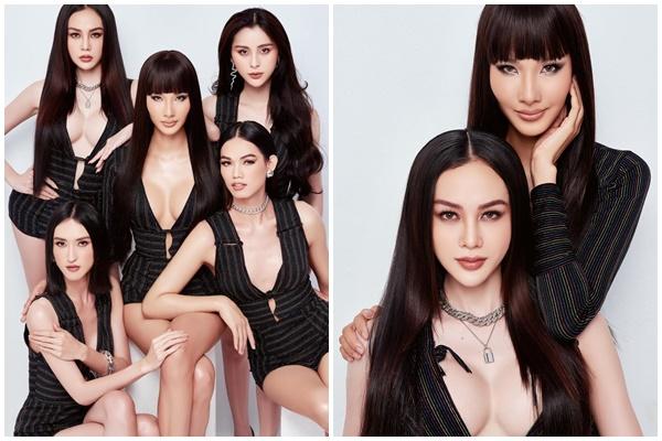 Hoàng Thùy - Ngọc Trinh - Hương Giang mê mẩn đầm tua rua hiểm hóc-17